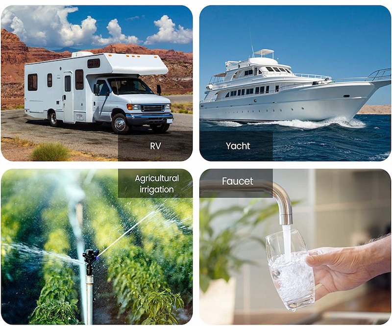 applications of 4 Chamber Water System Pressure Diaphragm Pump